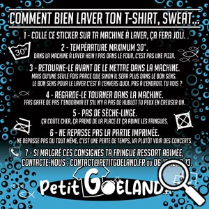 Voir les conseils de lavage